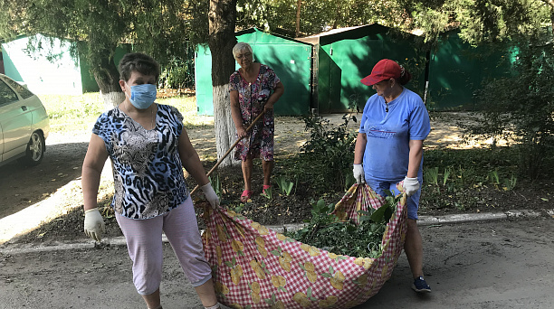 В  Славянском микрорайоне стартовал общегородской месячник по наведению санитарного порядка