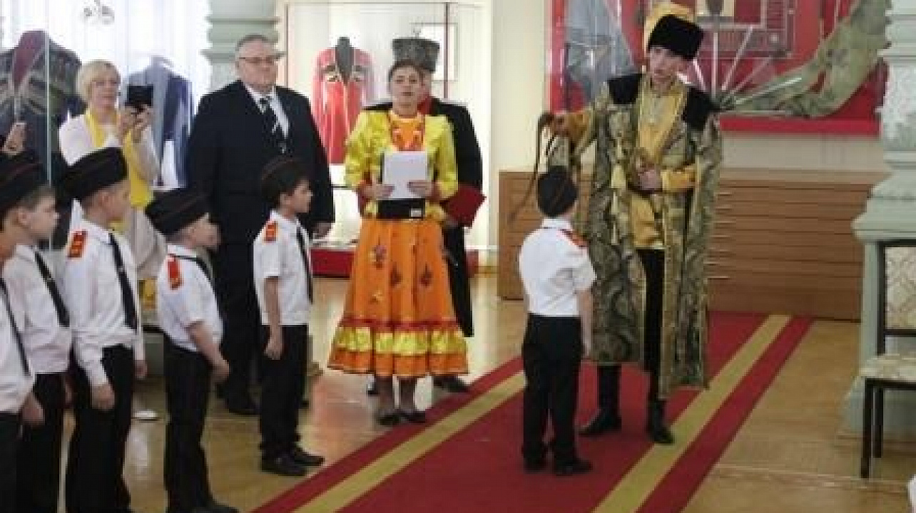 Воспитанники казачьего класса школы №14 посетили Краснодарский историко-краеведческий музей-заповедник им. Е.Д. Фелицына