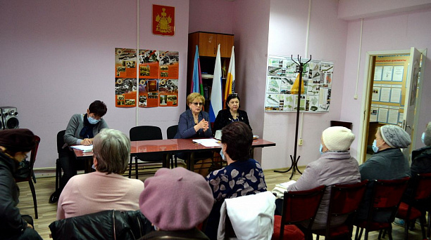 Председатель городской Думы Краснодара Вера Галушко провела встречу в терцентре