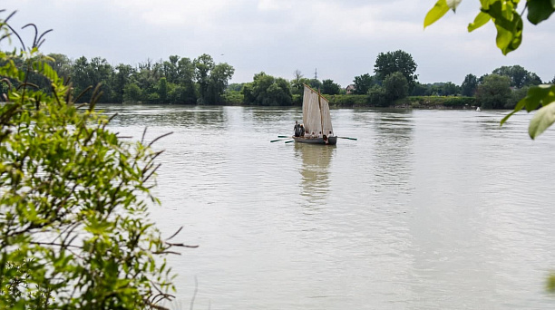 В Краснодаре прошла реконструкция событий Невской битвы