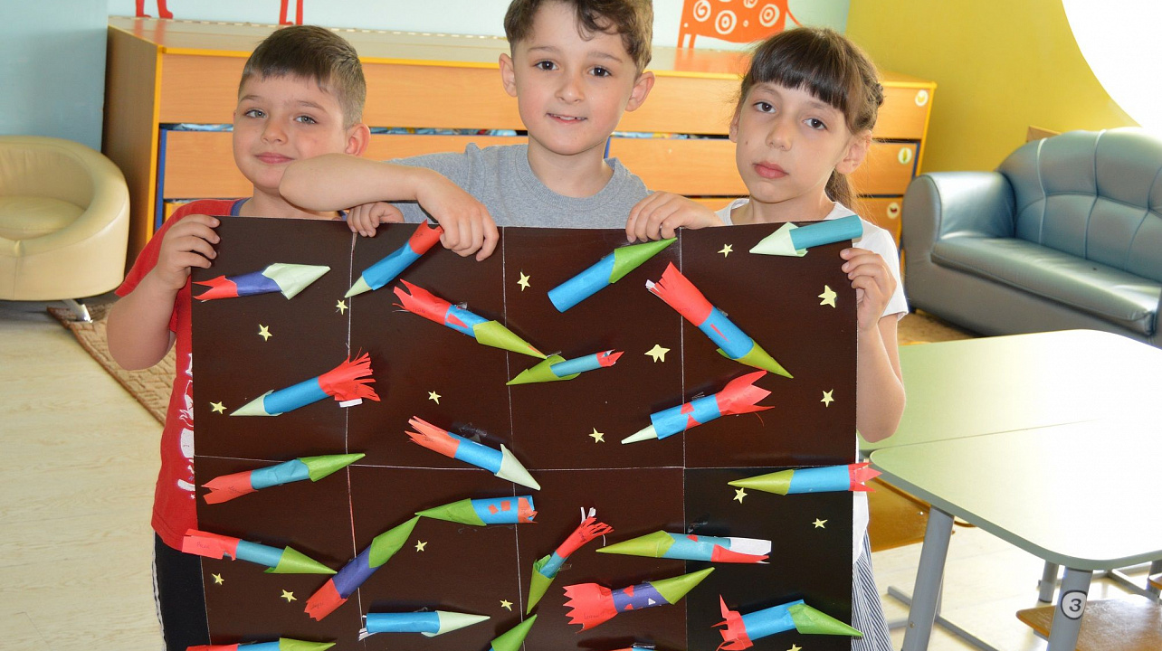 В детском саду Западного округа отметили День космонавтики