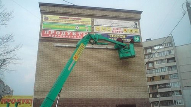 В Калининском сельском округе демонтировано более 600 незаконных рекламных конструкций